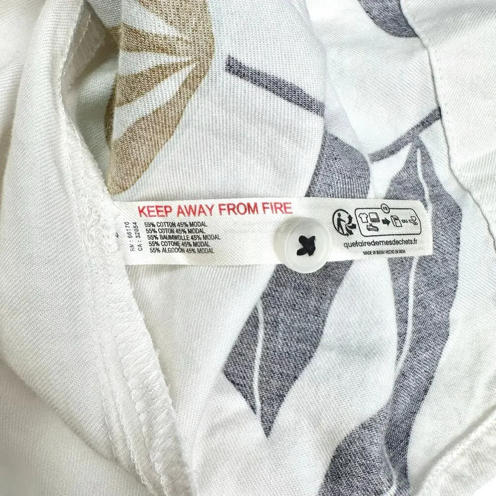 Kenzie Parrott x Anthropologie | Women | Nature Print Pajama Matching Set | Sz M